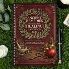 Hơn 50 loại thảo dược, 17 công dụng và đặc tính, Sổ tay hướng dẫn y học thảo dược bìa xoắn ốc 13,97 x 21,08 cm, dành cho sức khỏe toàn diện, chăm sóc sức khỏe gia đình và làm quà tặng cho bạn bè, Sổ ghi chép, Nhật ký, Đồ dùng học tập, Sổ kế hoạch, Sổ sắp xếp - A5 - Xem 6