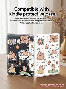 这款可爱的水豚图案平板电脑保护套兼容 iPad Air 11 英寸 M3 2025 / M2 2024、Air 第五代 2022、Air8 2026、(A16) 11 英寸第十一代 2025,也兼容三星 Galaxy Tab、Kindle Paperwhite 第十二代 2024。透明背壳,时尚图案保护套,具备自动睡眠/唤醒功能和气囊保护,是送给孩子的最佳礼物。 - 彩色 - 查看 8