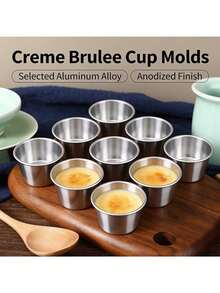1 khuôn bánh mini, khuôn làm bánh pudding, thạch, khuôn pudding caramel tự làm, khuôn bánh nhỏ, khuôn làm bánh pudding tại nhà, dụng cụ làm thạch tráng miệng, thích hợp cho Giáng sinh, Halloween, Ngày của Mẹ, tiệc sinh nhật, các ngày lễ, làm bánh tại nhà. - Xem 3