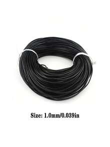Leather Rope Vegetable-Tanned Leather Round Leather Rope Retro Genuine Leather DIY Weaving Necklace Bracelet Rope - Multicolor - View 10