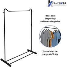 Practiksa Reinforced Metal Clothes Rack With Shoe Rack, 70 Cm, Black, 44599297 - Multicolor - View 2