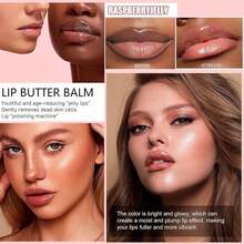 4pcs Plumping Lip Gloss, Lightweight, Pigmented, And Moisturizing. Four Colors, Various Lip Gloss Options, Keeps Lips Hydrated, Suitable For All Skin Types, Perfect For Creating Different Makeup Looks. - Strawberry - 查看 8