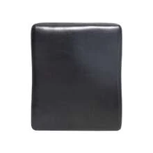 Christopher Knight Home ®   Taburete de barra sin respaldo de cuero color marfil de 26 pulgadas (juego de 2) - Negro + Cuero - Ver 7