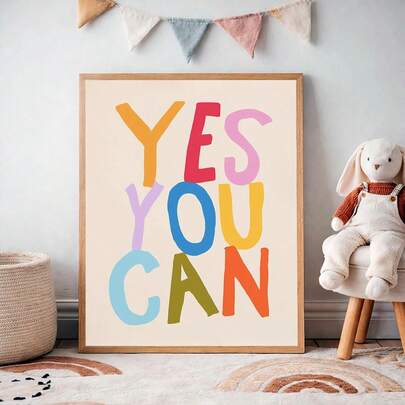 1 tranh canvas treo tường, tranh trang trí phòng trẻ em có khung. Có thể in: Trang trí tường phòng trẻ em ngộ nghĩnh, tư duy tích cực, áp phích truyền cảm hứng. Hoàn hảo cho phòng chơi, phòng trẻ em, trang trí nhà cửa, trang trí phòng trẻ sơ sinh, tranh trang trí phòng bé trai, bộ tranh treo tường phong cách nông trại, áp phích trang trí phòng trẻ sơ sinh, áp phích phòng chơi, quà tặng cho trẻ sơ sinh, trang trí trường mầm non và trang trí lớp học.