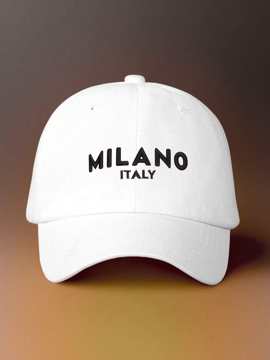 1 chiếc mũ lưỡi trai MILANO bốn mùa, mũ bóng chày ngoài trời thoáng khí, có thể điều chỉnh, mũ chống nắng chơi golf, mũ chống nắng cong thời trang mùa hè cho nữ, mũ chống nắng đôi phong cách Y2K cho nam, mũ đi biển, mũ đi nghỉ mát. - mũ bóng chày - Xem 1