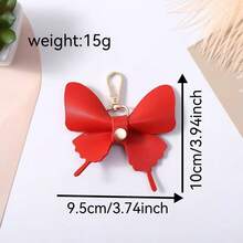 高品质PU皮革蝴蝶钥匙扣，时尚百搭包饰，热门跨境畅销款 - 彩色 - 查看 9