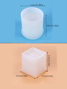 1pc DIY Storage Pen Holder Silicone Mold DIY UV Resin Jewelry Mold Craft Mold Jewelry Epoxy Resin Mold For Jewelry Making Tools - White - View 2