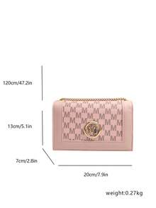 In 2026, There Will Be A New Model Of A Sophisticated And Stylish Modern-Style Rectangular Chain Bag For Ladies, Featuring A High-Quality Texture And Being Lightweight And Elegant. - Multicolor - View 3