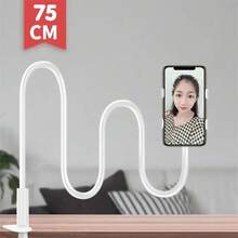 Giá đỡ điện thoại cổ ngỗng linh hoạt, giá đỡ điện thoại gắn giường có kẹp, chân đế điều chỉnh được, tương thích với mọi điện thoại thông minh. - Nhiều màu - Xem 13