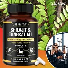 120 Capsules Of Shilajit - Tongkat Ali, 1400 Mg Per Serving - Supports Everyday Energy & Stamin & Immune Support - 1瓶 - 查看 1