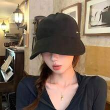 Women's Summer Hat Outdoor Travel Beach Baseball Cap With Large Brim Adjustable Hat - A - 查看 2