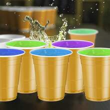 10-100pcs/Set Reusable Mini Party Cups, Suitable For Snacks, Juice, Any Party Occasions - Multicolor - View 5