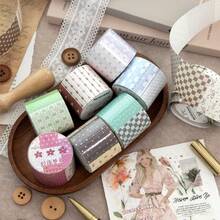 Bộ sticker chấm bi phong cách cổ điển, tông màu pastel và tự nhiên, đã được cắt sẵn tiện dụng, thích hợp cho sổ lưu niệm, nhật ký, thiệp, sổ kế hoạch, bullet journal, trang trí thủ công cho người lớn và thanh thiếu niên, vật dụng trang trí dùng một lần. - Nhiều kiểu dáng - Xem 2