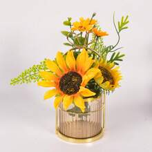 1pc Nordic Luxury Bowknot Vase, Decorative Flower Basket For Living Room - Multicolor - View 15
