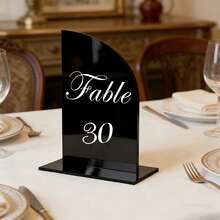 OUTANA Acrylic Detachable Table Number Plate, Minimalist Design, Suitable For Business Hotels, Birthday Parties, Restaurants, Meetings, Weddings, Exhibitions, Table Identification - BJ3063 - View 1