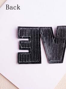 1pc LOVE Letter Design Patch, Modern Polyester Iron Patch For Sewing, Ironing Patch - Multicolor - View 5