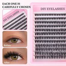 240簇单根假睫毛 DIY睫毛嫁接 交叉轻盈柔软日常簇状假睫毛 细带自然假睫毛 睫毛簇、睫毛簇、单根假睫毛、睫毛、假睫毛 - C - 查看 4