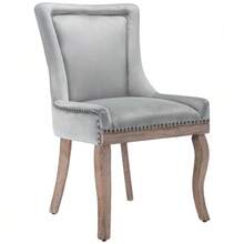 Dining Chairs - Gray + Velvet (2) - View 5