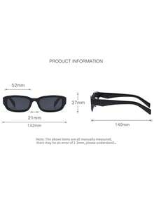 1副男士时尚复古小方框简约纹理眼镜框，户外防紫外线商务通勤多功能眼镜 - 彩色 - 查看 9