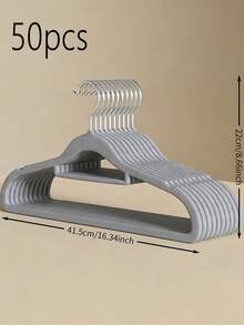 5/10/20/30/40/50 chiếc, Đen/Trắng/Hồng/Xám, Móc treo quần áo phủ nhung, Móc treo quần áo dày dặn, chống trượt, không đường nối, Dụng cụ sắp xếp quần áo gia đình, Sử dụng được cả khi khô và ướt, Tiết kiệm không gian, Chống va đập, Bền chắc - Nhiều màu - Xem 18