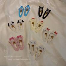 Cute Cartoon Style Hair Clips, Suitable For Bangs And Side Hair, Minimalist Hair Accessories - A - View 7