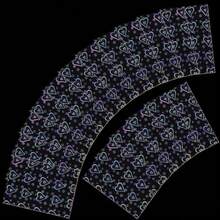 100Pcs Photocard Sleeves Love Heart-Shape Laser Flashing Photo Card Holder Holographic Foil  Transparent Trading Card Protector Cover For Collector Er Photocard   61*88mm - Transparent - 查看 9