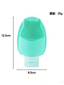 1 cái/4 cái Chai silicon đựng đồ du lịch có thể tái sử dụng, dầu gội, sữa tắm, mỹ phẩm, kem dưỡng da, phụ kiện du lịch dạng bóp. - Nhiều màu - Xem 9