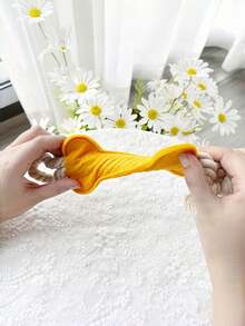 1pc Felt Dog Chew Toy, Chewing Toy For Pets, Interactive Puzzle Toy, Various Colors, Felt Dog Bone Shaped Toy, Pet Chewing Teething Stick, Puppy Tug Dental Care Non-Woven Product - Multicolor - View 4