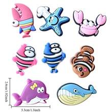 4/8pcs Cartoon Ocean Animal Fridge Magnets, Personalized Fridge Stickers, Soft PVC Material, Perfect For Office Whiteboard, Storage Cabinet And Dishwasher, Kitchen Decor, Home Decor, Holiday Occasions - Multicolor - View 9