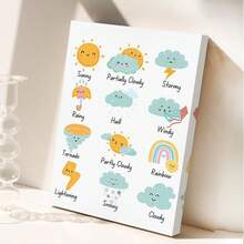 1-3pcs Colorful Printed Wall Art, Helpful For Children To Learn Letters And Other Content | Classroom Decor | Home Learning Prints, Suitable For Early Learning Wall Art For Infants And Toddlers, With Educational And Inspirational Significance - Multicolor - View 7