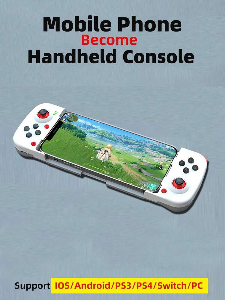 1个可伸缩无线手机游戏手柄，兼容iOS/安卓/Switch/PS3/PC，可伸缩，单键开关，多模式摇杆，可将手机变成掌机 - 查看 16