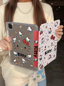 SANRIO 适用于 iPad Air 5/4 (10.9 英寸) 和 iPad Pro 11 英寸的图案保护壳，防摔透明外壳，带笔槽，可爱保护套 - 彩色 - 查看 4