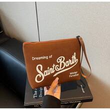 Waterproof Toiletry Bag Made Of Diving Material – Travel Storage Bag In European And American Style, SAINTBATH Toiletry Bag, Clutch - Cà phê - Xem 1