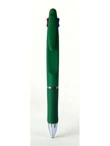 Bolígrafo de doble color con botón de presión, negro & rojo, secado rápido, escritura suave, útil para estudio y oficina, vuelta a la escuela - Conjuntos - Ver 6