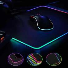 RGB Anime Cyberpunk Mouse Pad, Kawaii Anime Girl Desk Mat, XXL Futuristic Gaming Desk Mat, Cute Japanese Desk Decor - RGB(港幣 202.77 - 港幣 582.31) - 查看 7