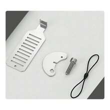 1/2/3/4pcs Adjustable Portable Door Lock Security Device, Suitable For Home, Hotel, Apartment, Dormitory And Other Scenarios, Providing Extra Privacy And Security Protection, Silver Color - Silver - View 11