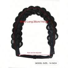 Synthetic Adjustable Handmade Braided Headband HighTemperature Synthetic Braided Headband Headwear Braids Headband With Elastic Band For Women Hair Accessories - Nhiều màu - Xem 2