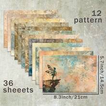 36 tờ giấy A5 họa tiết cổ tích thiên thần mờ ảo, thích hợp cho sổ tay Bullet Journal, tranh ghép, thiệp, album ảnh và đồ thủ công. - Hình chữ nhật - Xem 8