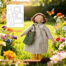 Bộ 2 khuôn mẫu may vá thủ công DIY, khuôn mẫu may PET, thước kẻ tái sử dụng, dụng cụ may vá thủ công cho người mới bắt đầu. - Nhiều màu - Xem 3