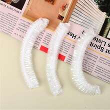 200/100/50pcs Elastic Food Covers, For Storing Food, Vegetables And Fruits, Leftover Food, Odor-Proof And Leak-Proof, Kitchen Food Caps, Shower Caps, Beauty Salon Breathable Caps, Disposable Caps, Work Caps, Chef Catering Caps, Dust-Proof Caps, Suitable For Cleanrooms, Laboratories, Beauty Salons, Food Processing, Electronics Industry, Cleaning Work, Industrial Operations, Manicure, Etc. (Please Note That This Product Is Made Of Lightweight Material To Keep Food Fresh Without Suffocation, If It Bothers You, Please Do Not Purchase) - Multicolor - View 8