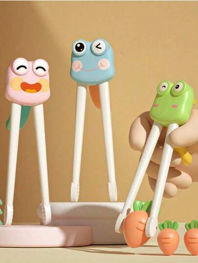 1pc Children's Chopstick Grip Trainer, 2-6 Years Old Kids Dedicated Learning Practice Chopsticks, Baby Dining Utensils