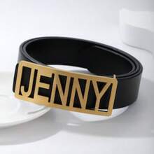 Custom Name Belt Buckle With Arc, Personalized Name Belt For Men For Women, Customized Accessories, Personalized Jewelry, Bananas Belt Buckle, Christmas Gift, Anniversary Gifts - 金色 - 查看 9