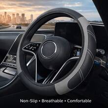 1 chiếc bọc vô lăng bằng lưới thoáng khí và giả da sợi carbon, phù hợp với hầu hết các loại xe, thiết kế không có vòng trong, thích hợp cho mọi mùa. - Nhiều màu - Xem 10