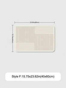 1pc Multi-Functional Striped Diatomite Absorbent Mat, Dish Drying Pad, Bathroom Floor Mat, Quick Absorbent, Heat Resistant For Kitchen, Bathroom, Tabletop, Coffee Machine, Bar Counter, Kitchen Accessories - Multicolor - View 18