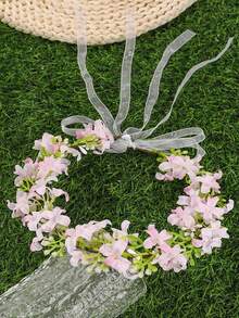 1 Băng đô cài tóc hoa giả phong cách Bohemian – Vòng hoa cài tóc cô dâu thanh lịch, phù hợp cho kiểu tóc đi biển/tuần trăng mật/tiệc tùng. - Nhiều màu - Xem 9