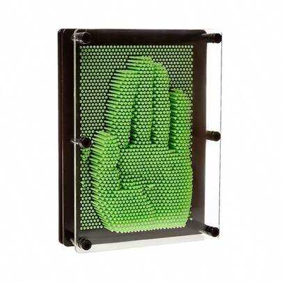 3D Transformable Needle Painting, 3D Needle Sculpture Clone Creative Novelty Gift For Friends Birthday, Handprint Puzzle Toy