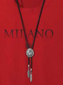Men's NEOREFINED Oversized T-Shirt With Letter Print And Dropped Shoulders - 彩色 - 查看 4