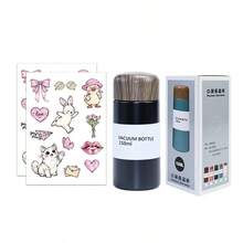 EcoNymphal 5盎司/150毫升/8.5盎司/250毫升迷你不锈钢纤细保温小旅行水瓶，咖啡杯，口袋水瓶，保温保冷，防漏，附赠可爱贴纸，女士礼物，情人节礼物 - 彩色 - 查看 14