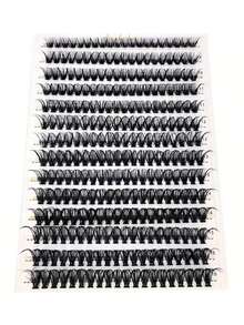 LIMEIKAI 280pcs 30D Curly 9-16mm DIY False Eyelashes, Natural & Lightweight, Delicate & Soft, Reusable, Suitable For Beginners For Daily, Date, Party, Music Festival, Halloween And Other Occasions - View 4