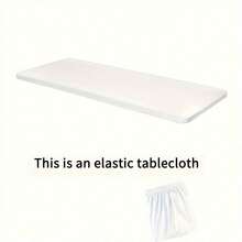 Stretchable Polyester Tablecloth - Washable,Stretch Table Cover,Washable Fitted Tablecloth,Party Tablecloth,Outdoor Tablecloth,Reusable Tablecloth, Wrinkle-Resistant Rectangular Cover For Dining & Kitchen Parties - Multicolor - View 8